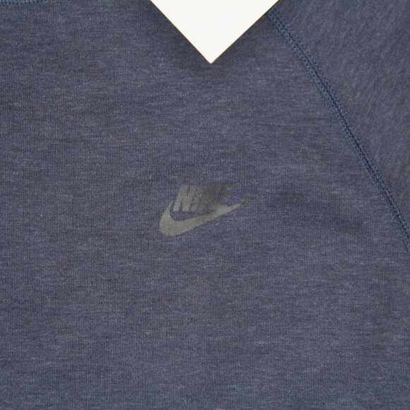 Nike Sportswear Tech Fleece Crew Neck Sweatshirt Mens L Obsidian - Picture 3 of 5